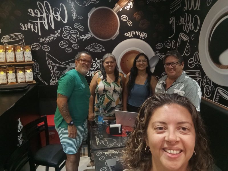 Encontro do Professores Joelma, Ronan, Sivio, Karen Rentz, Nicole